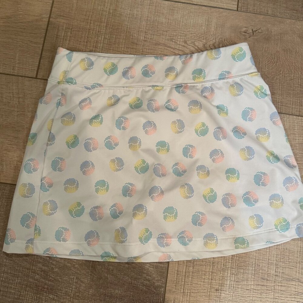PRINCE GIRLS WHITE TENNIS SKORT MEDIUM 10/12